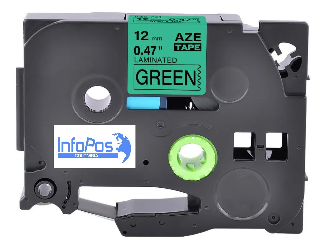 Cinta Brother 12mm Brother Tc-102 Cinta Para Impresora De Etiquetas Tze231w Tape