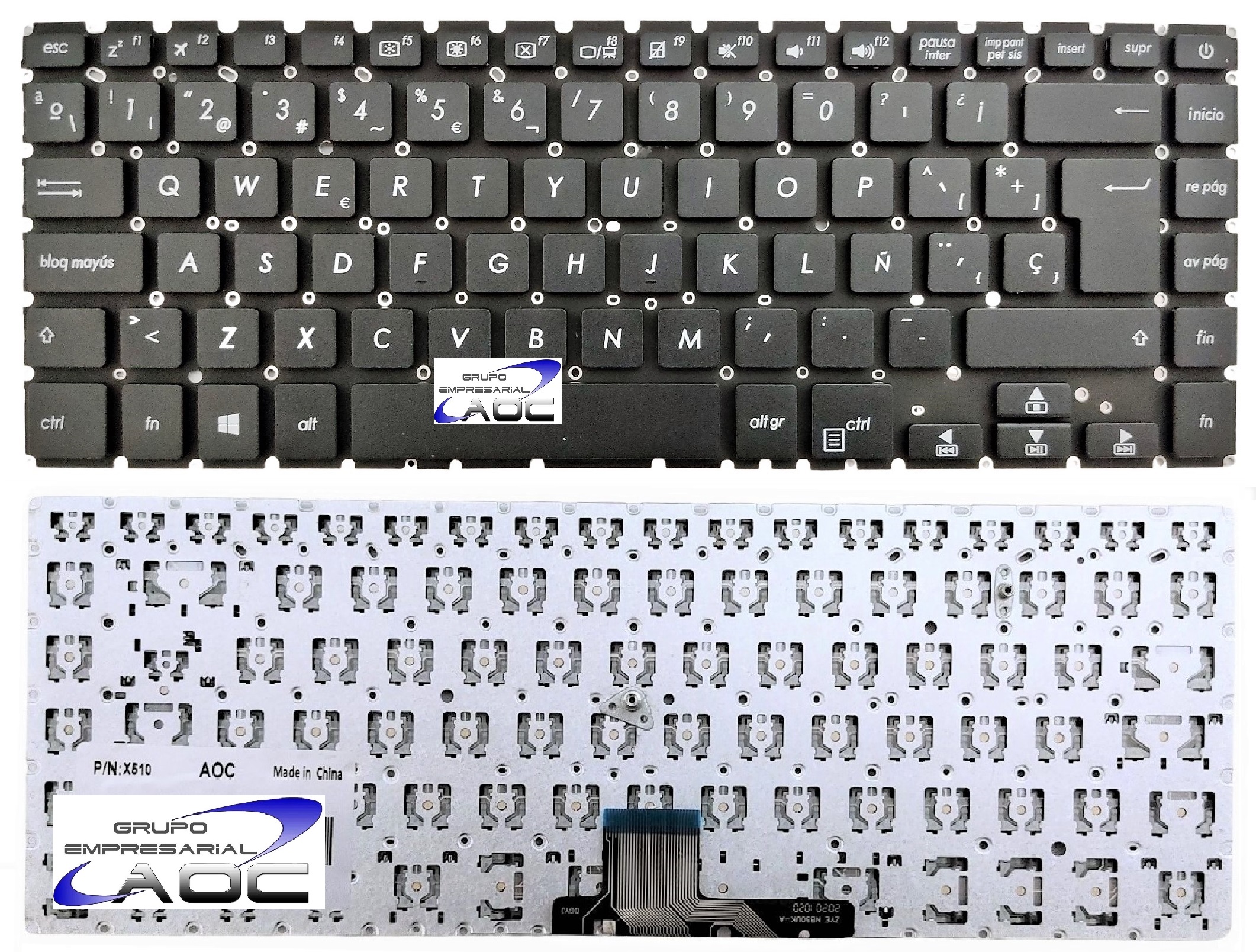 TECLADO ASUS X510 POWER KEY Grupo empresarial AOC